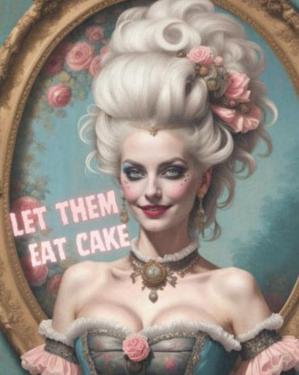 Let Them Eat Cake Marie Antoinette Decoupage Paper