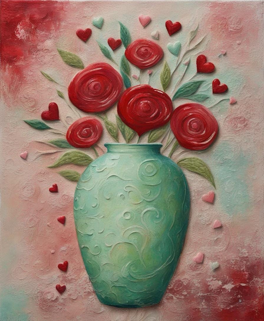 Romantic Embrace Decoupage Tissue Paper