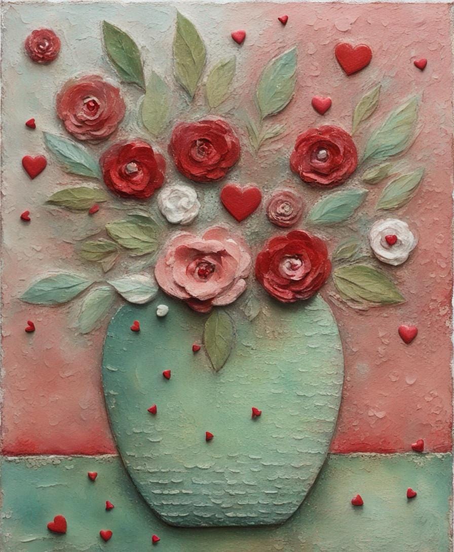 Romantic Embrace Decoupage Tissue Paper