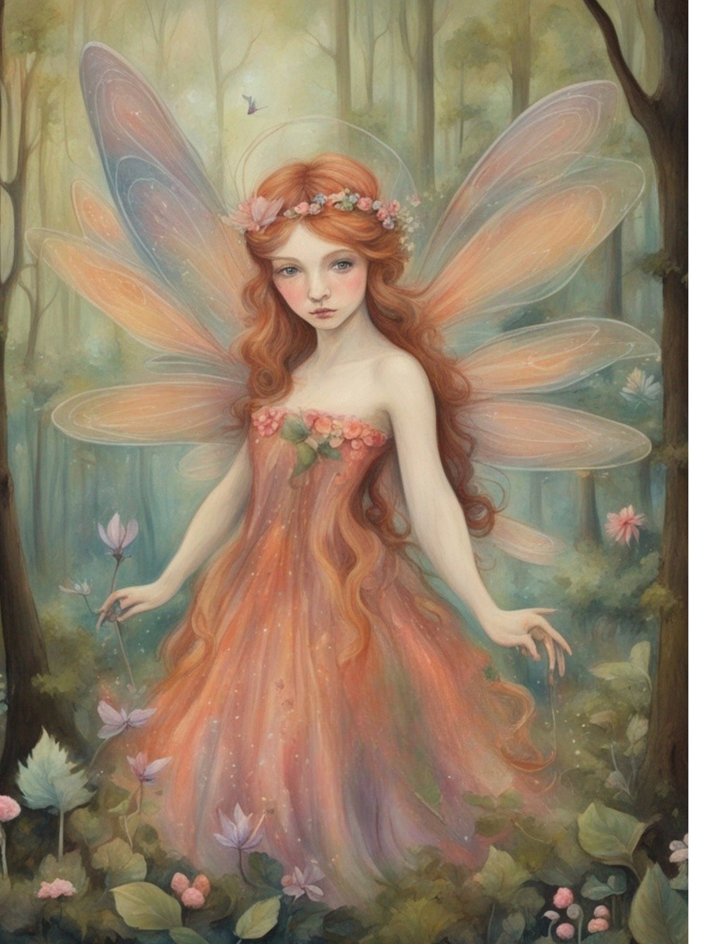 Enchanted Forest Dreams: A Whimsical Fairy Tale Decoupage Paper