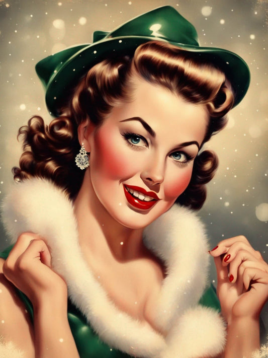 Vintage Holiday Elegance Decoupage Paper