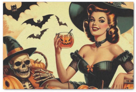Witch Halloween Pin-up Tissue Decoupage Paper