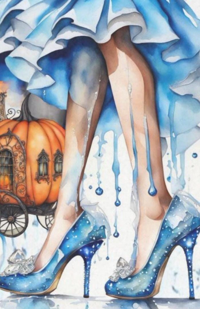 Modern Day Wickedly Stylish Witch Decoupage Paper