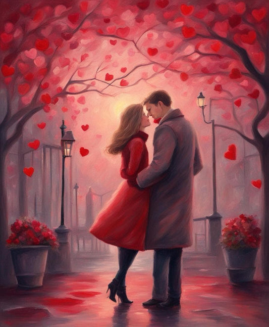 Romantic Embrace Decoupage Tissue Paper
